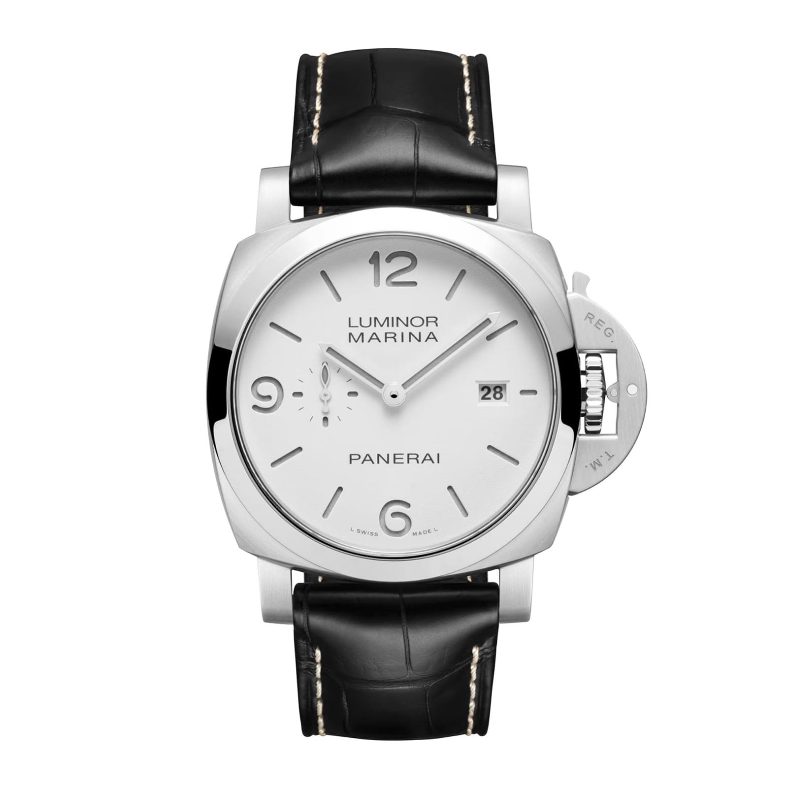 gsbdp0d0yu0.jpg Panerai Luminor Marina 44mm Mens Watch- Interchangeable Strap MPN: PAM03314 - Image 1