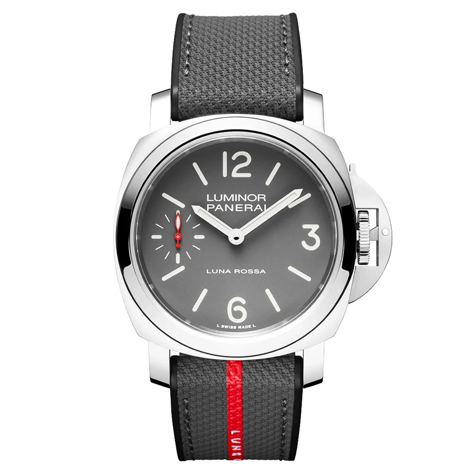 txmbz0upd3m.jpg Panerai Luminor Tre Giorni Luna Rossa 44mm Mens Watch Grey - Interchangeable Strap MPN: PAM01653 - Image 1