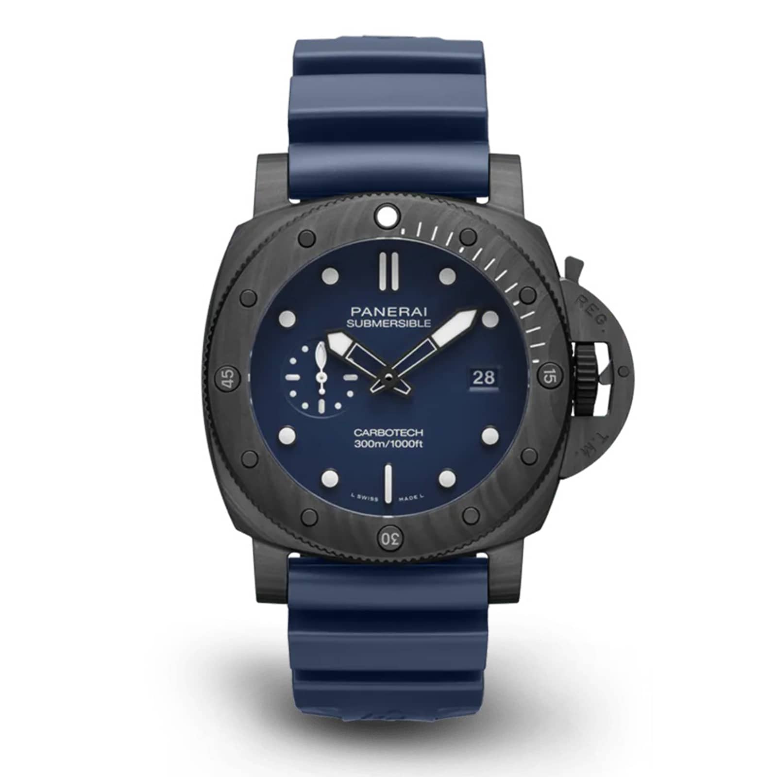 k4rkke00wzb.jpg Panerai Submersible QuarantaQuattro Carbotech™ Blu Abisso MPN: PAM01232 - Image 1