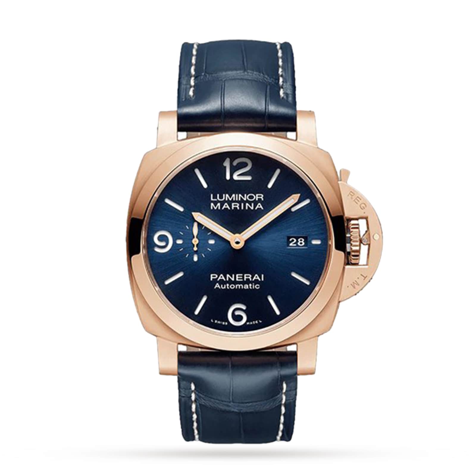 zc1gjbbxex2.jpg Panerai Luminor Marina Goldtech 44mm MPN: PAM01112 - Image 1