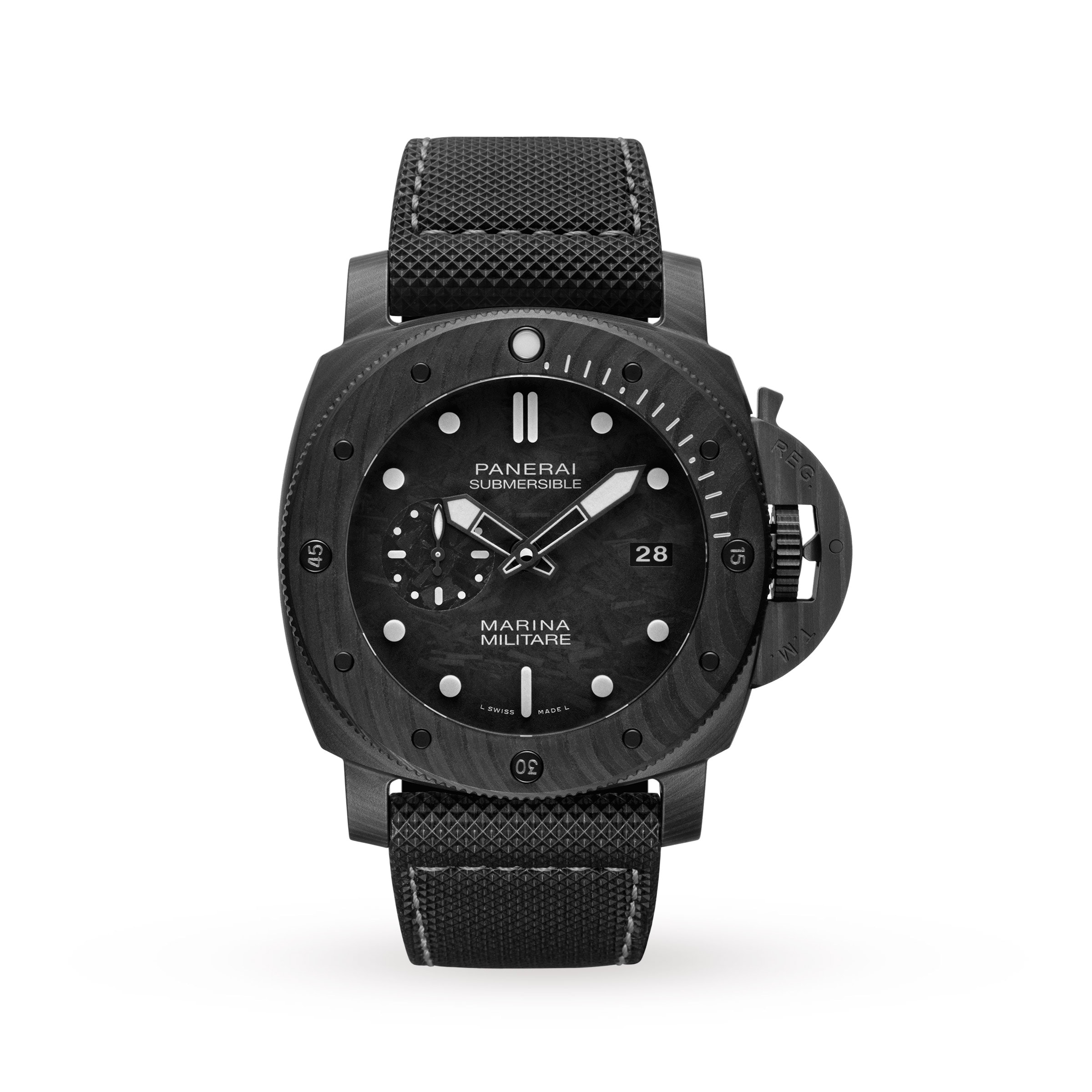 3ehyrbxtyr1.jpg Panerai Submersible Marina Militare Carbotech 47mm MPN: PAM00979 - Image 1