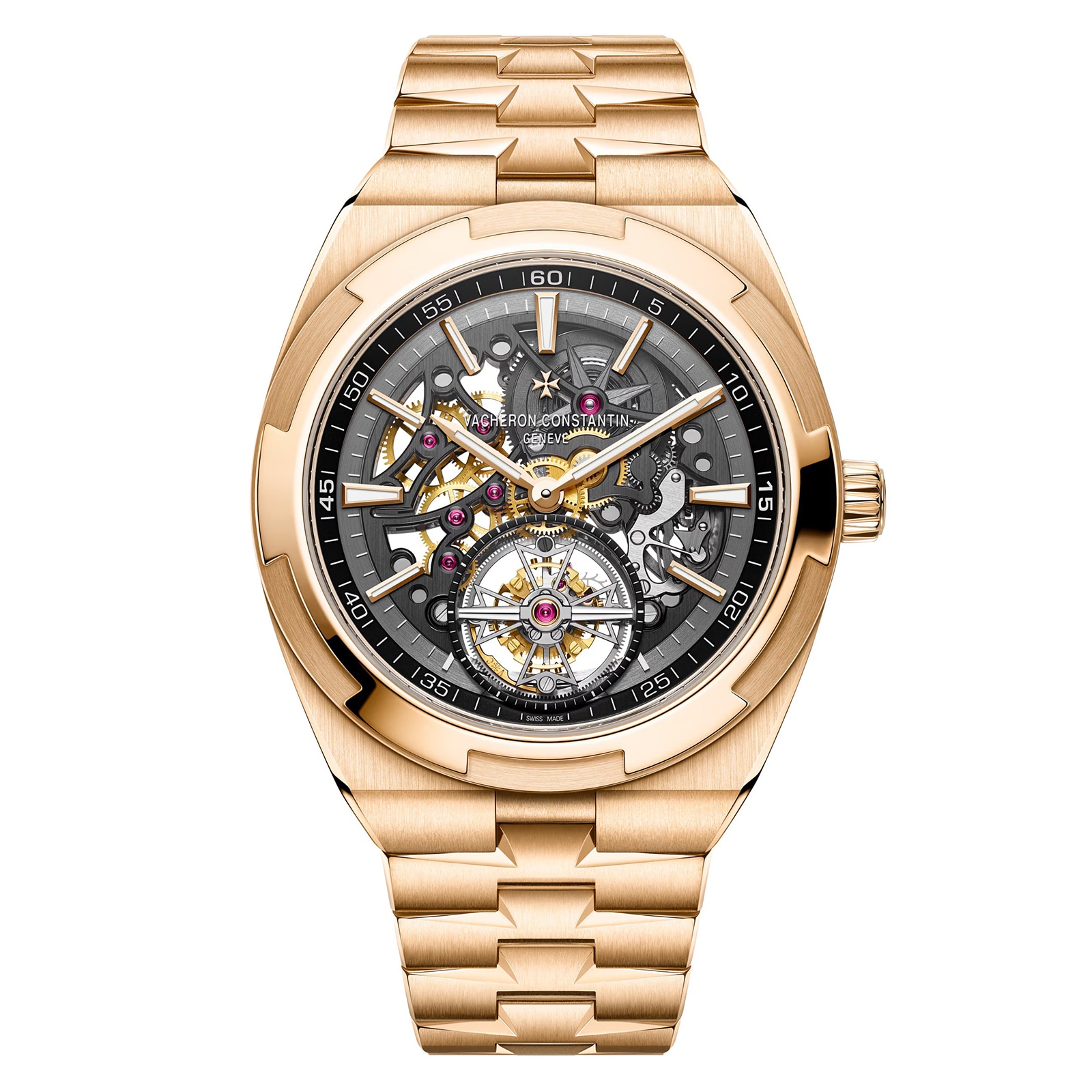 c1qpsguchdw.jpg Vacheron Constantin Overseas Tourbillon Skeleton 42.5mm Pink Gold Watch MPN: 6000V/210R-B934 - Image 1