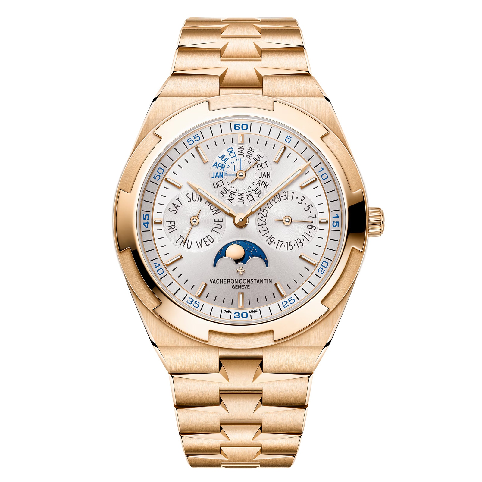 korrwbeu2zf.jpg Vacheron Constantin Overseas Perpetual Calendar Ultra-Thin 41.5mm Pink Gold Watch MPN: 4300V/220R-B064 - Image 1