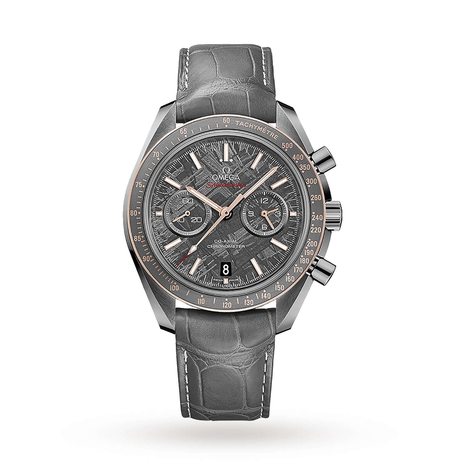 olqgifpuy3y.jpg Omega Speedmaster 'Grey Side of the Moon Meteorite' Mens Watch MPN: O31163445199001 - Image 1